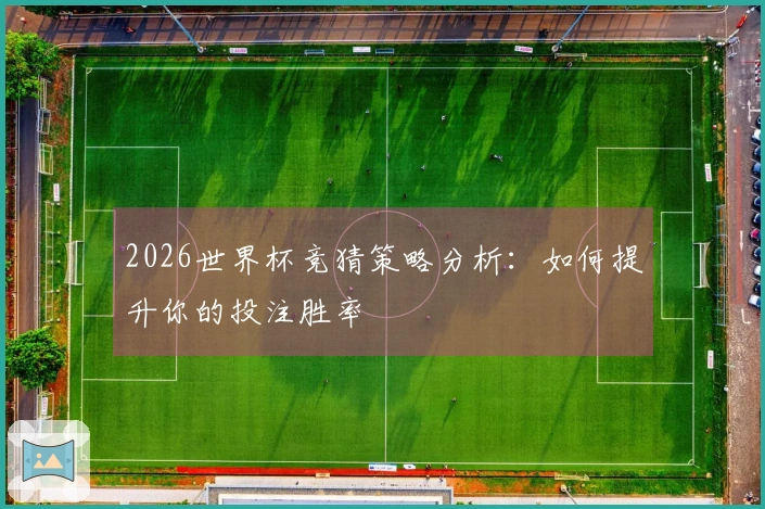 2026世界杯竞猜策略分析：如何提升你的投注胜率